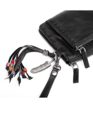 Women's Genuine Leather Bluebell Clutch