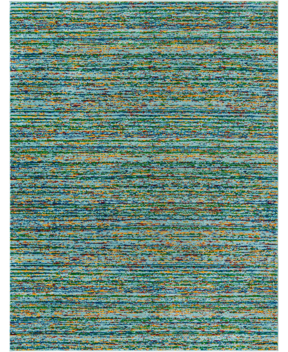 Bayshore Home Gozo Mento 7'10in x 10' Area Rug - Aqua