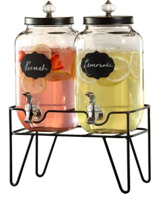 Style Setter Manchester 3.1 Liter Beverage Cold Drink Dispenser, Set of 2 - Macy's