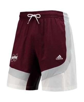 Men's Maroon Mississippi State Bulldogs Swingman Basketball Aeroready Shorts