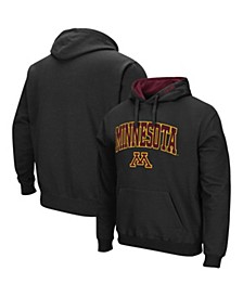 Men's Black Minnesota Golden Gophers Arch and Logo 3.0 Pullover Hoodie