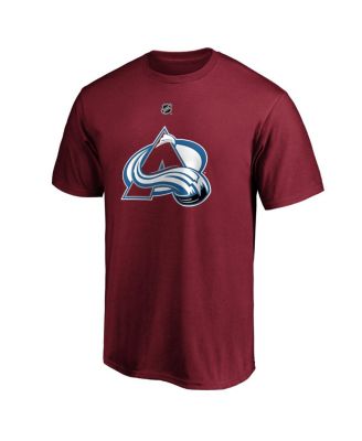 Men's Nathan Mackinnon Burgundy Colorado Avalanche Big and Tall Name and Number T-shirt