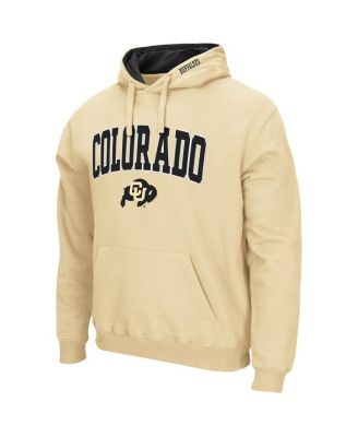 Men's Gold Colorado Buffaloes Arch and Logo 3.0 Pullover Hoodie