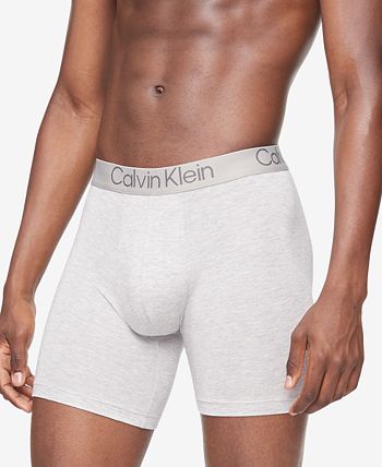 Calvin Klein L85403 Men's Grey Ultrasoft Stretch Modal Boxer Briefs Size  Large