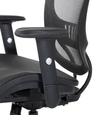Mesh Screen Seat and Back Manager's Chair with Height Adjustable Arms