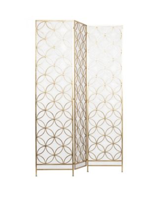 Brass Metal Modern Room Divider Screen