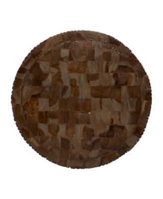 Teak Wood Contemporary Stool