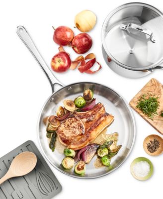 Stainless Steel 11-Pc. Cookware Set, Created for Macy's