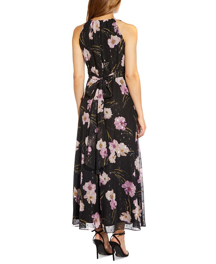 Adrianna Papell Floral-Print Dress - Macy's