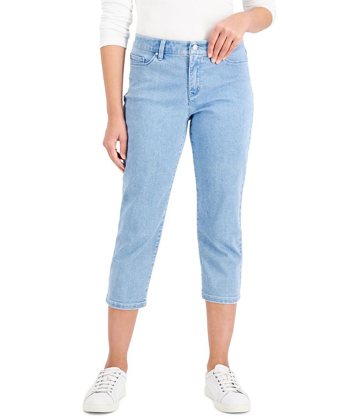 Charter Club Petite Bristol Capri Jeans, Created for Macy's & Reviews ...