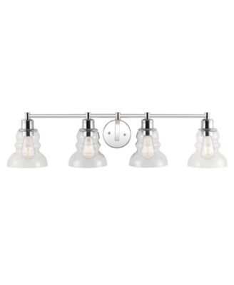 Manhattan Vintage-like 4-Light Industrial Rustic LED Vanity