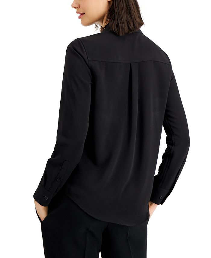 Alfani Women's Button-Front Shirt, Created for Macy's - Macy's