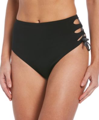 Nike - Lace-Up High-Waist Bikini Bottoms