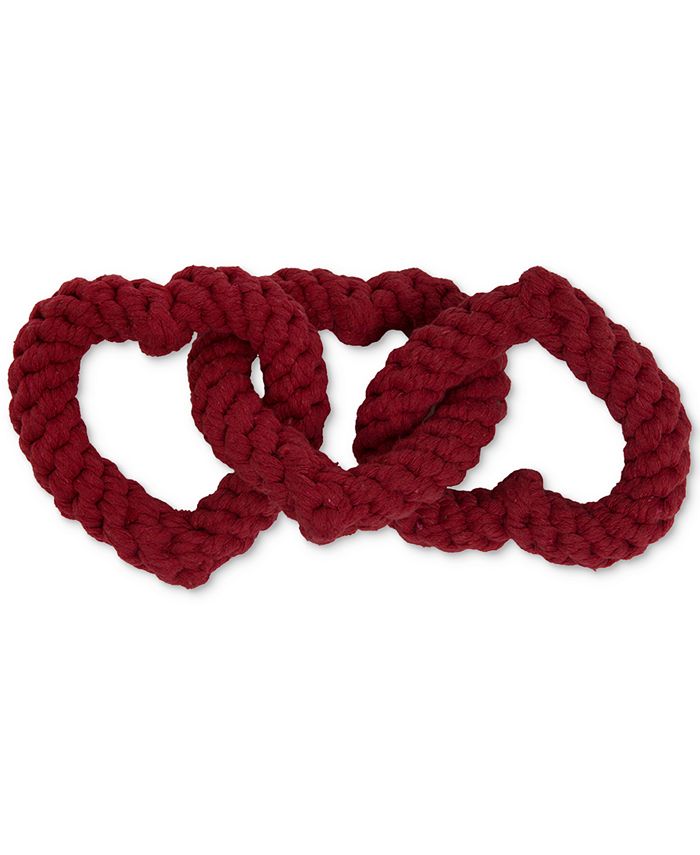 Jax & Bones 3Heart Dog Rope Toy Macy's