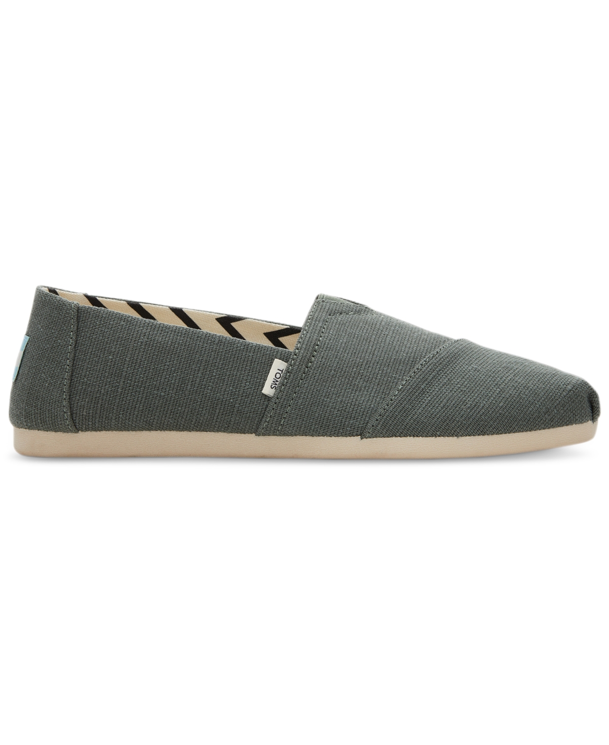 Shop Toms Women's Alpargata Heritage Canvas Flats In Bonsai Green Heritage Canvas