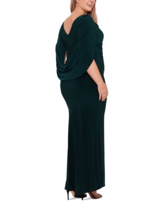 Plus Size Ruched Gown