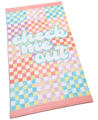 Martha Stewart Collection - Beach Check Me Out Beach Towel