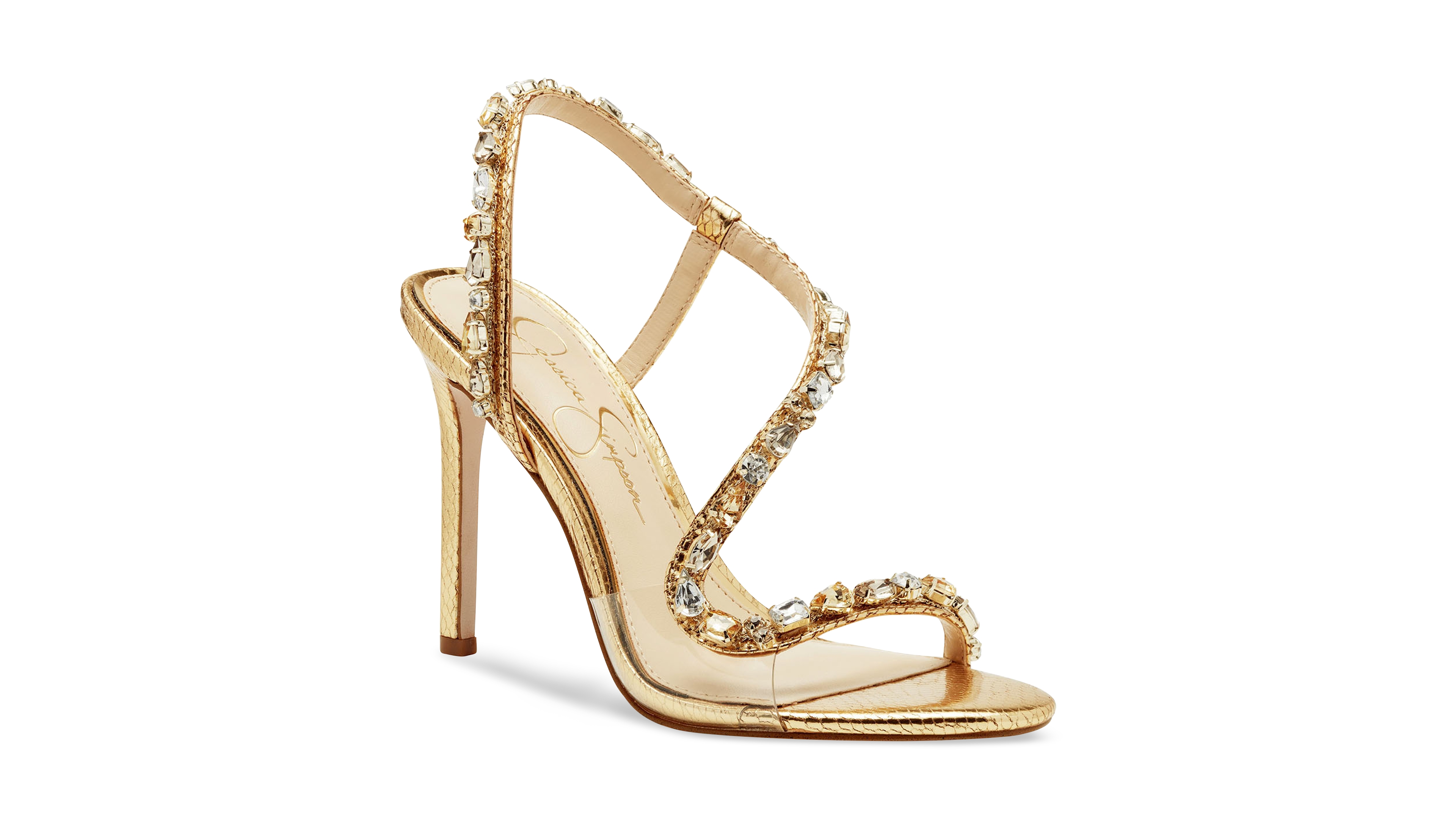 Jessica Simpson Women's Jaycin Barely-There Rhinestone Evening Sandals