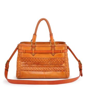 Women's Genuine Leather Lantana Satchel Bag