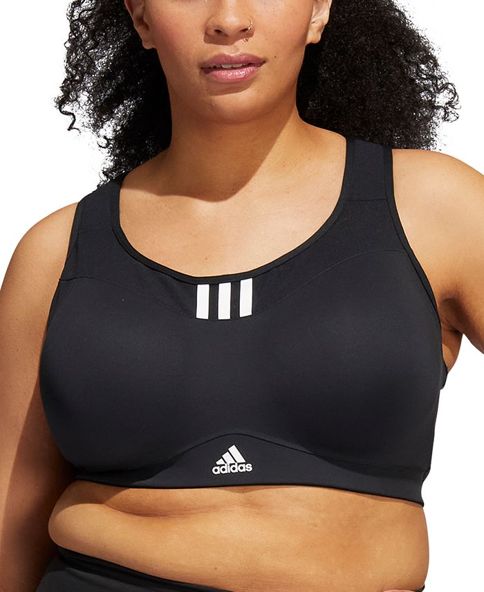adidas Plus Size TLRD Impact Training High-Support Bra - Macy's
