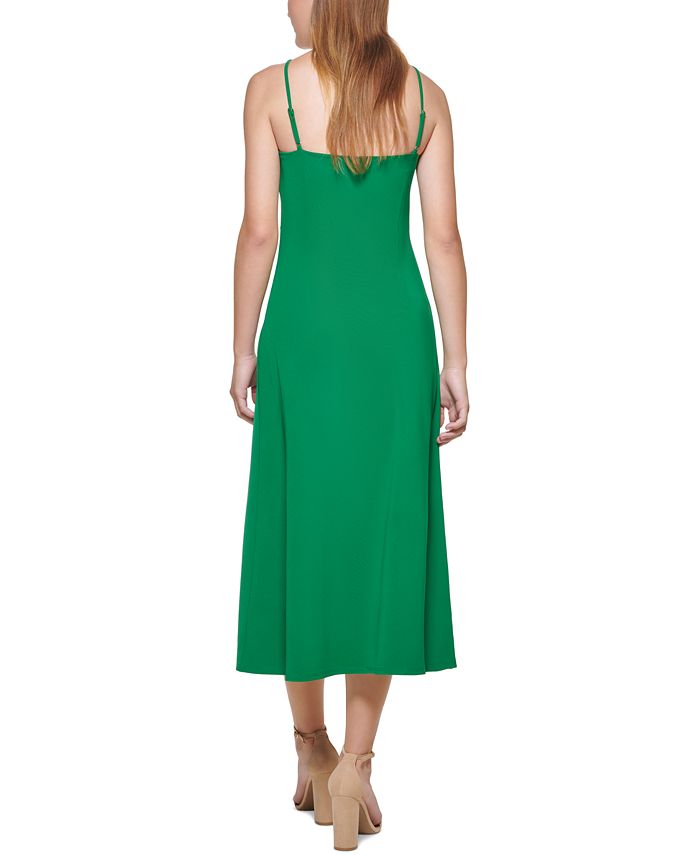 GUESS Knot-Front Midi Dress & Reviews - Dresses - Women - Macy's