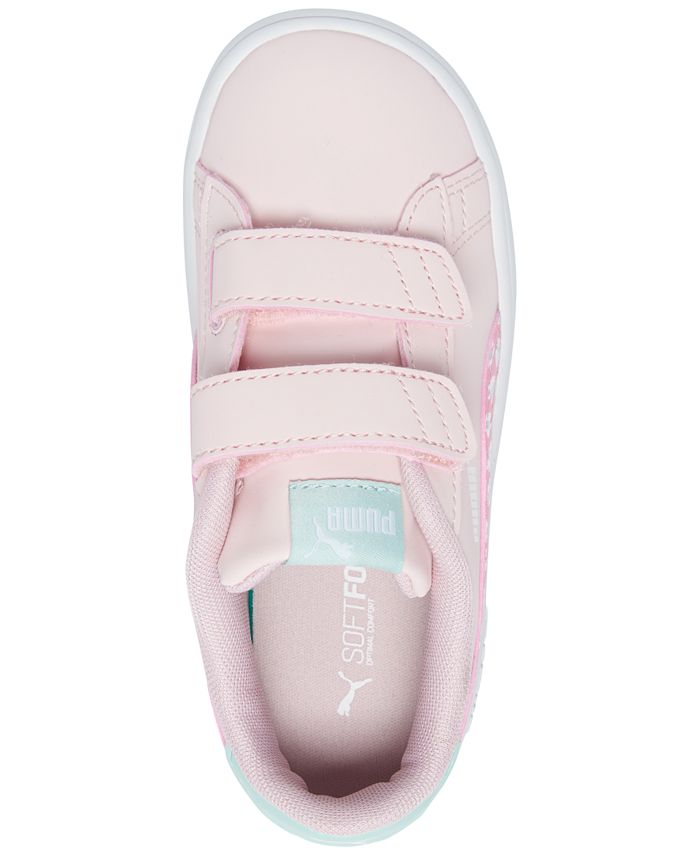 Puma Toddler Girls Smash Roar Stay-Put Closure Casual Sneakers from ...