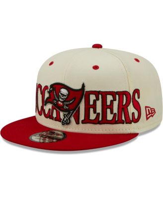 New Era Men's Cream And Red Tampa Bay Buccaneers Two-tone Chrome ...