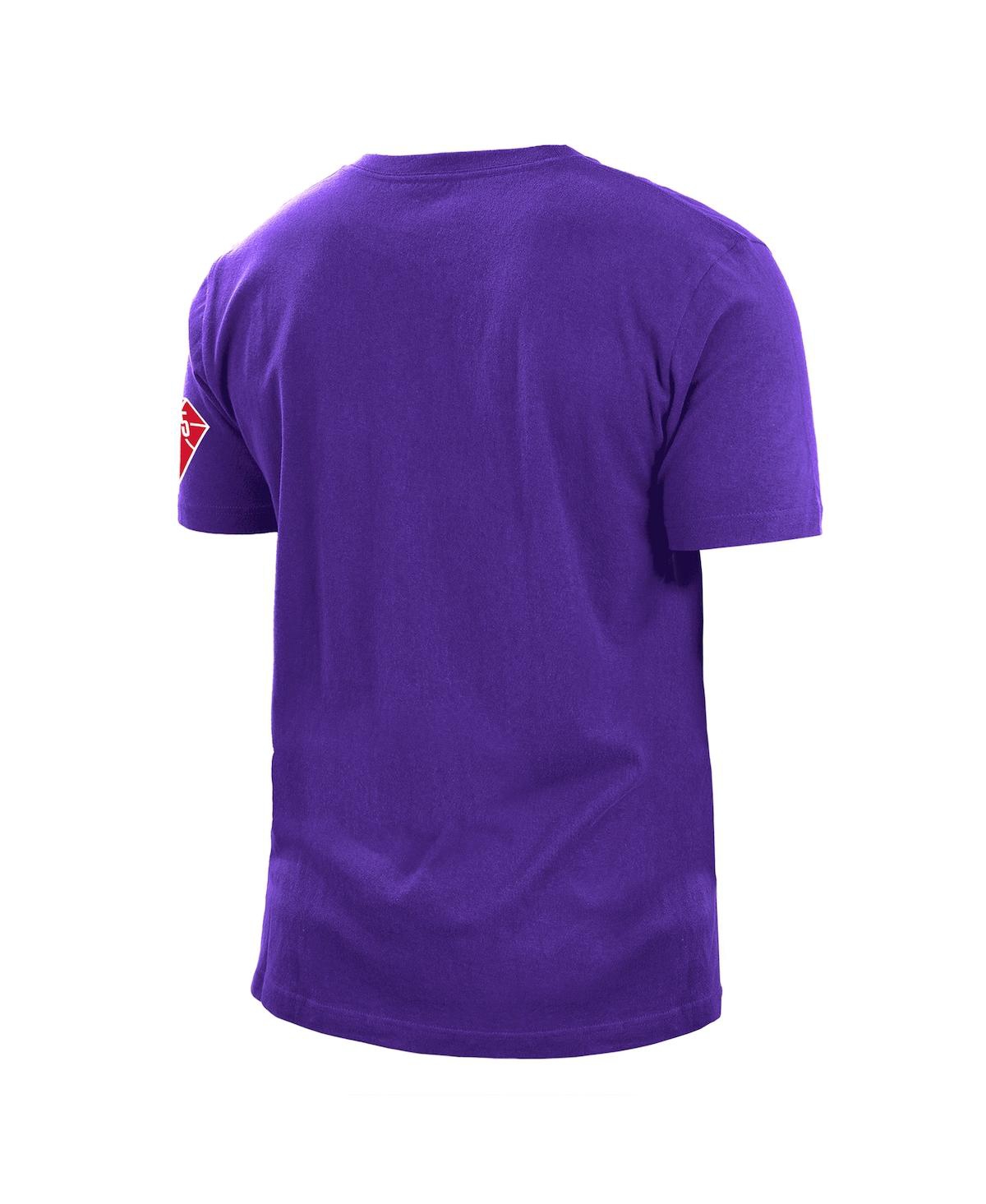 Men's New EraLos Angeles Lakers 2021/22 City Edition Brushed Jersey T-shirt - Purple