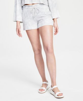 Photo 1 of Style Not Size Ribbed Lounge Shorts, SIZE XL
Lounge around in the chic style of these soft ribbed lounge shorts in our exclusive Style Not Size x Jenni, with a sweet ruffle-trim waistband.

Length: Hits at thigh; approx. inseam: 3"
Texture: Super soft rib