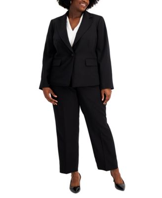 black pants suit for ladies