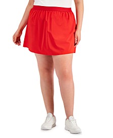 Ideology Plus Size Woven Skort, Created for Macy's
