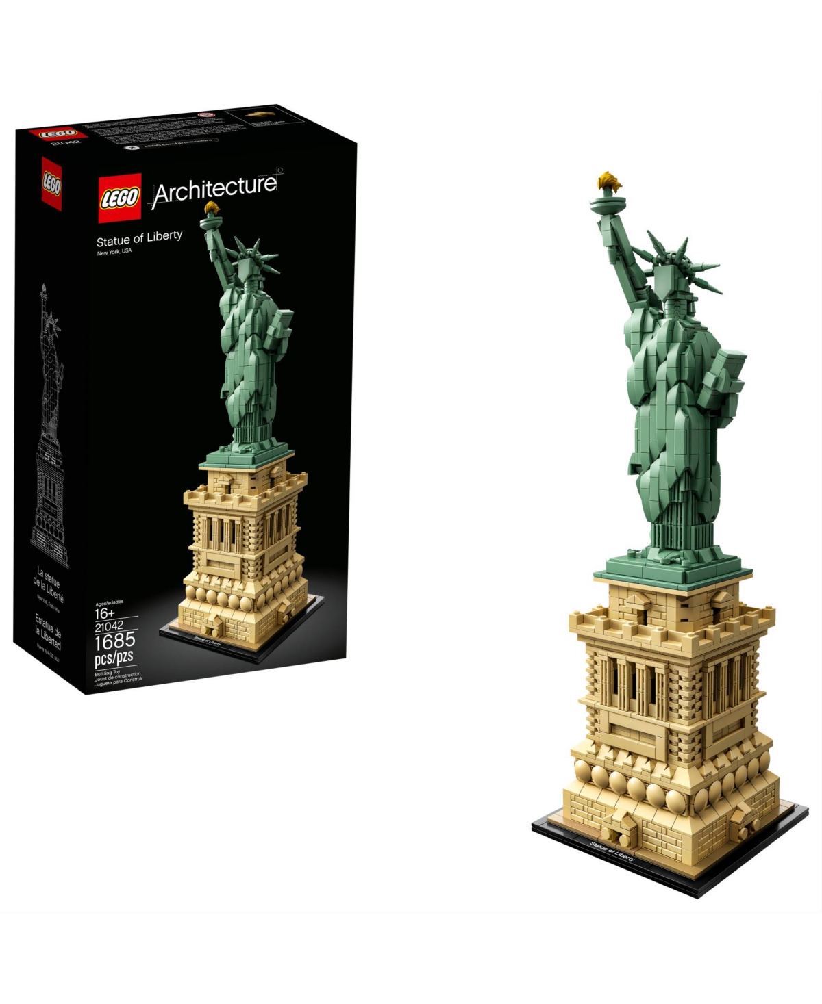 Lego Kids' Statue Of Liberty 1685 Pieces Toy Set In No Color
