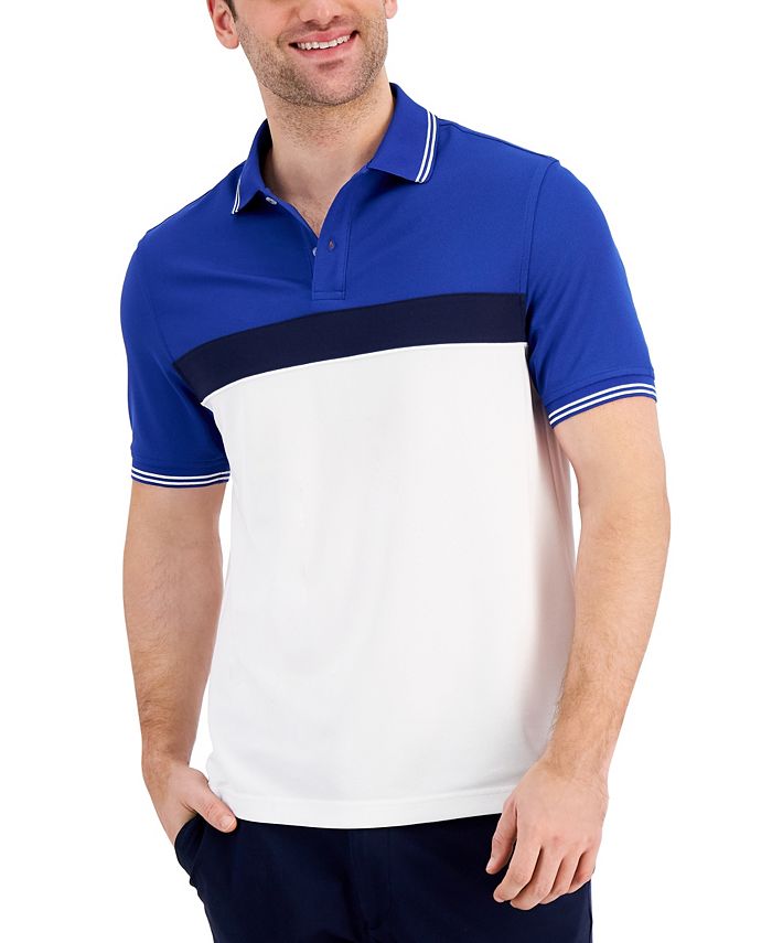 Club Room - Men's Sporty Stripe Polo Shirt