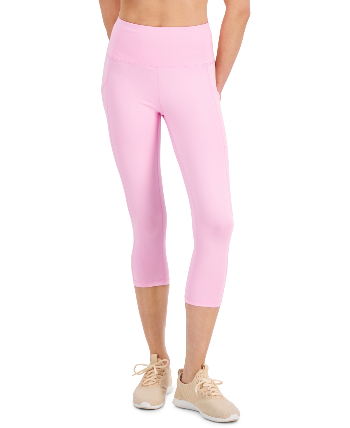 Id Ideology Women's Compression Printed Side-Pocket 7/8 Leggings, Created  for Macy's