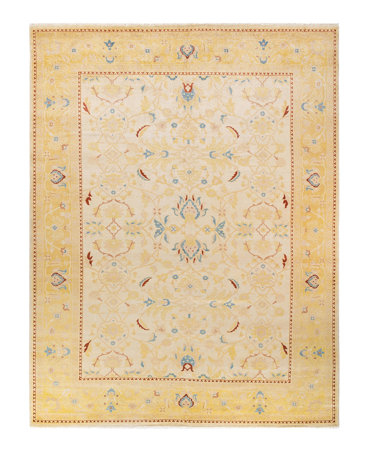 Closeout! Adorn Hand Woven Rugs Eclectic M14616 9'1in x 12'4in Area Rug - Ivory
