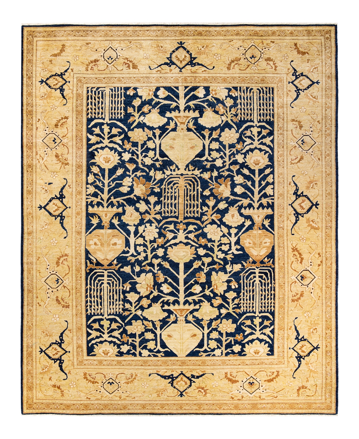 Closeout! Adorn Hand Woven Rugs Eclectic M14664 9'1in x 12'2in Area Rug - Blue