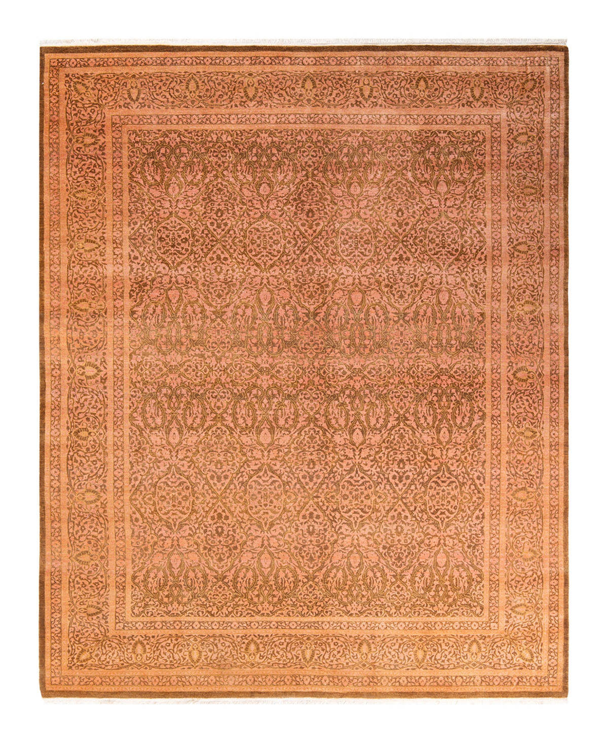 Closeout! Adorn Hand Woven Rugs Mogul M16023 8'2in x 10'4in Area Rug - Yellow