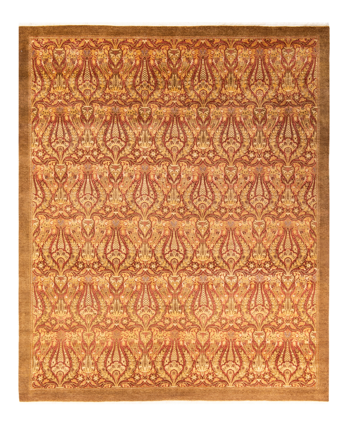 Closeout! Adorn Hand Woven Rugs Mogul M1605 8'3in x 10'1in Area Rug - Yellow