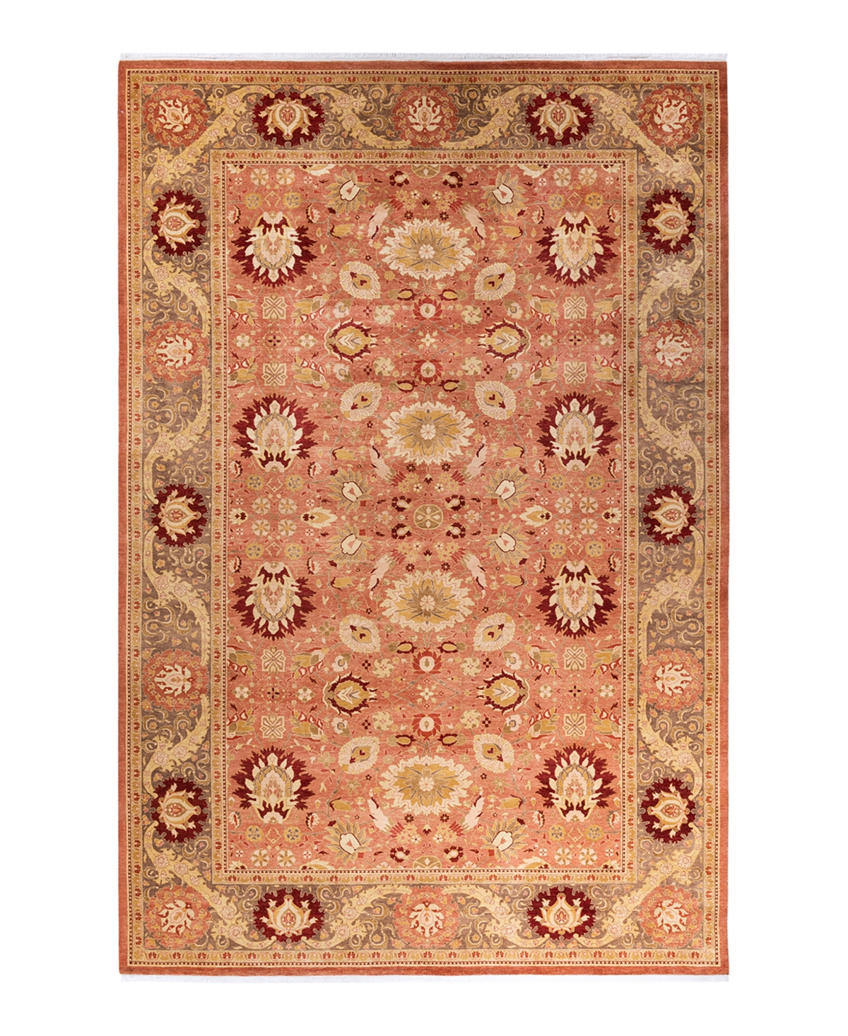 Closeout! Adorn Hand Woven Rugs Mogul M16262 8'1in x 12'6in Area Rug - Pink