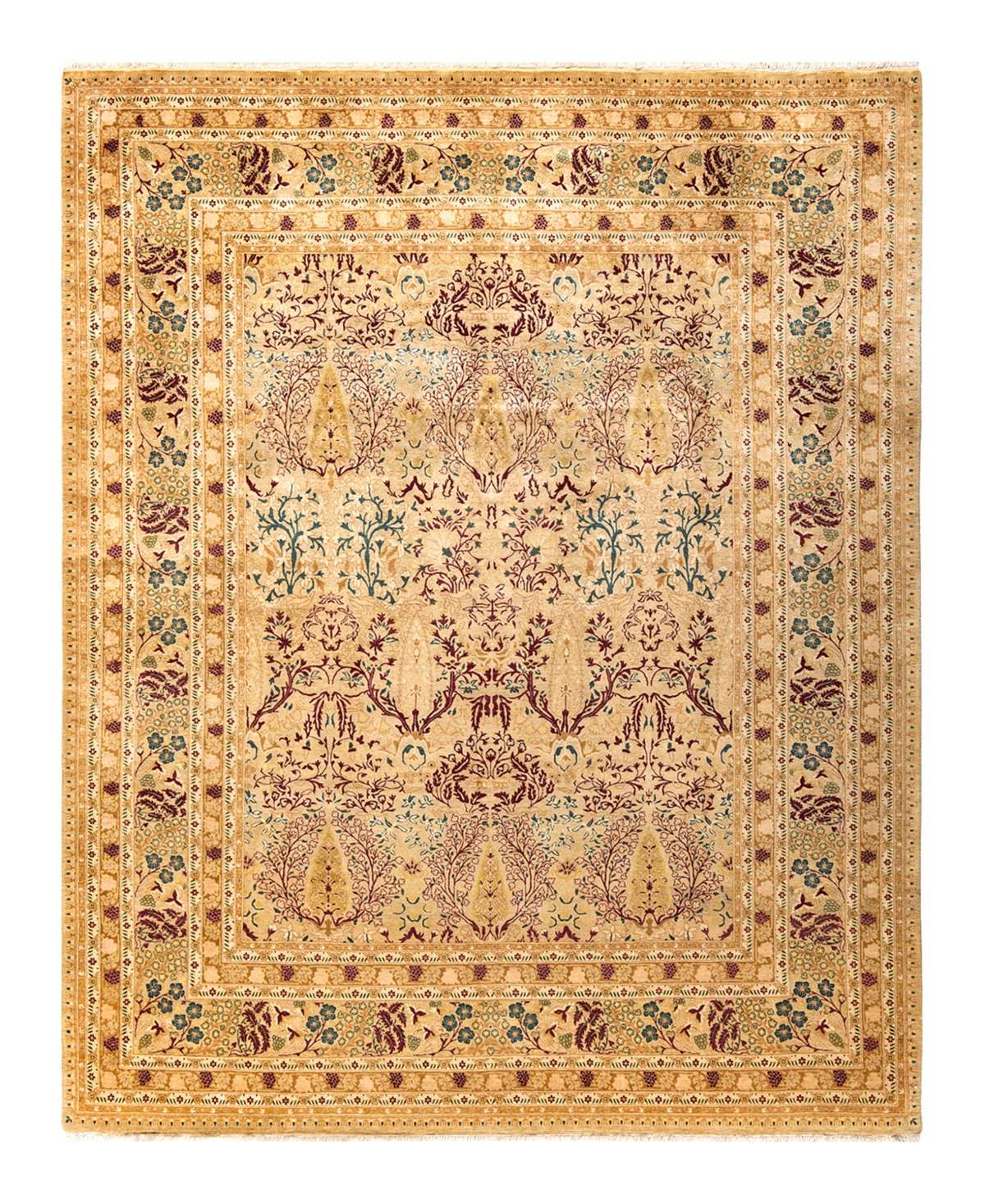 Closeout! Adorn Hand Woven Rugs Mogul M14038 8' x 10'1in Area Rug - Yellow