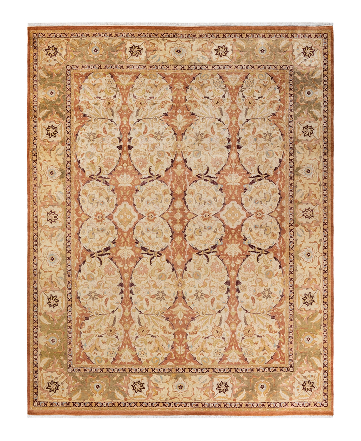 Closeout! Adorn Hand Woven Rugs Mogul M14404 8'1in x 10'5in Area Rug - Brown
