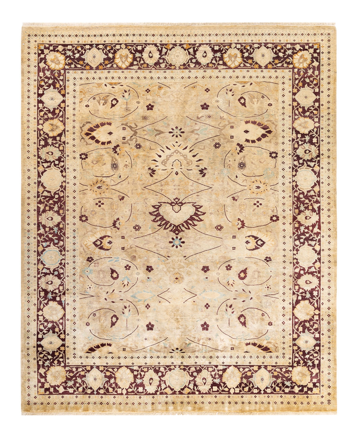 Closeout! Adorn Hand Woven Rugs Mogul M11300 8'2in x 10'3in Area Rug - Ivory