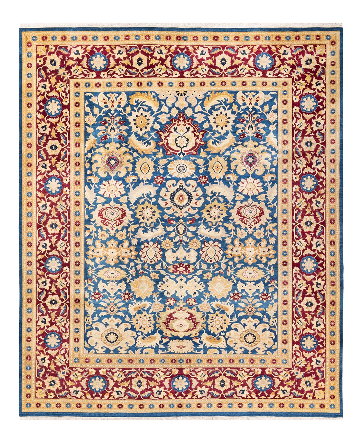 Closeout! Adorn Hand Woven Rugs Mogul M12515 8'1in x 10'1in Area Rug - Blue