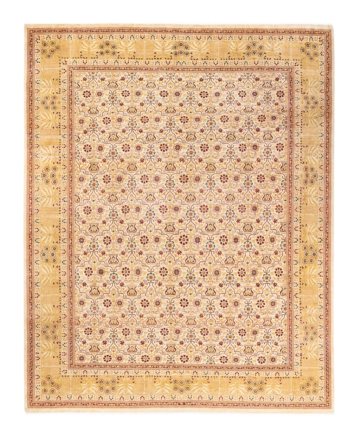 Closeout! Adorn Hand Woven Rugs Mogul M1190 9'1in x 11'7in Area Rug - Ivory
