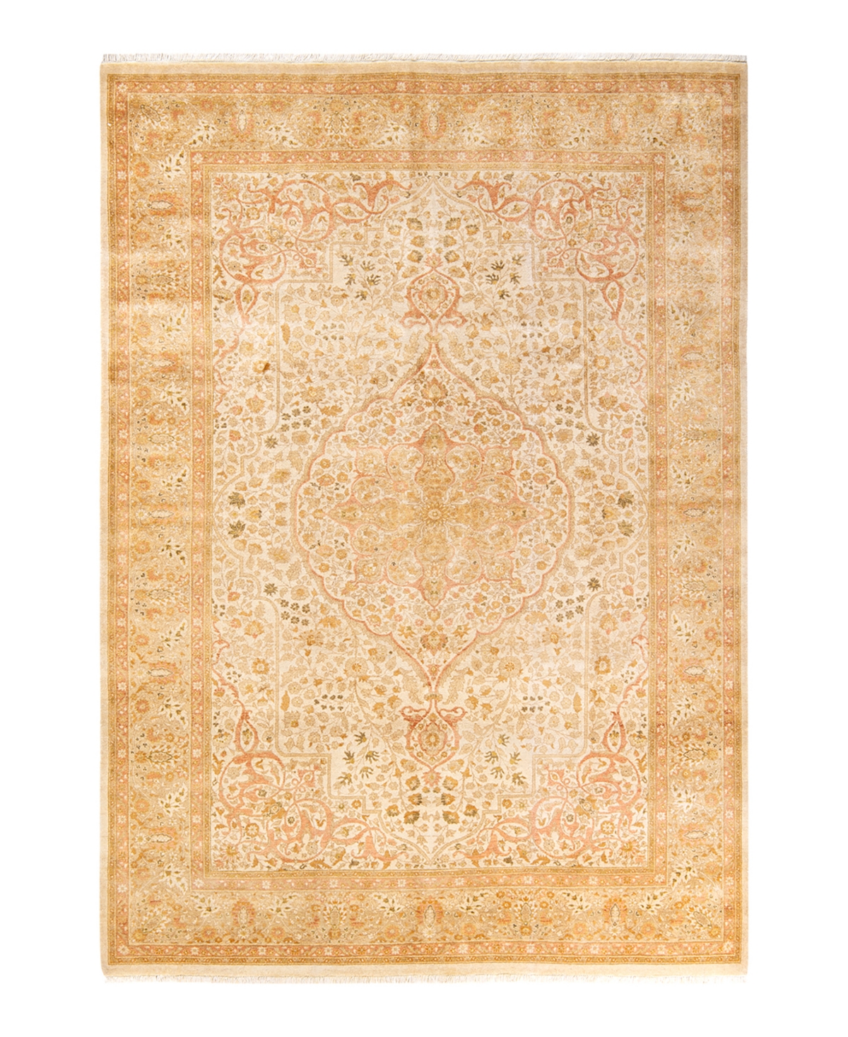 Closeout! Adorn Hand Woven Rugs Mogul M14509 6'3in x 8'10in Area Rug - Ivory