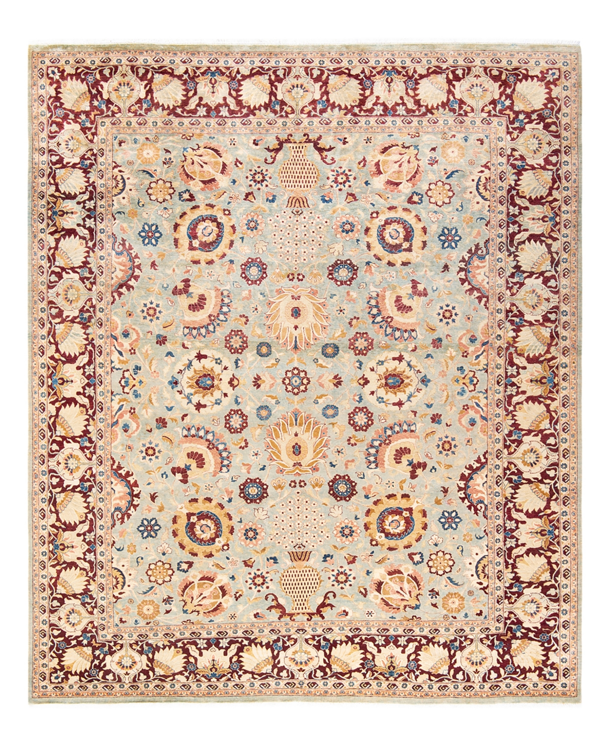 Closeout! Adorn Hand Woven Rugs Mogul M14263 8'1in x 9'10in Area Rug - Mist
