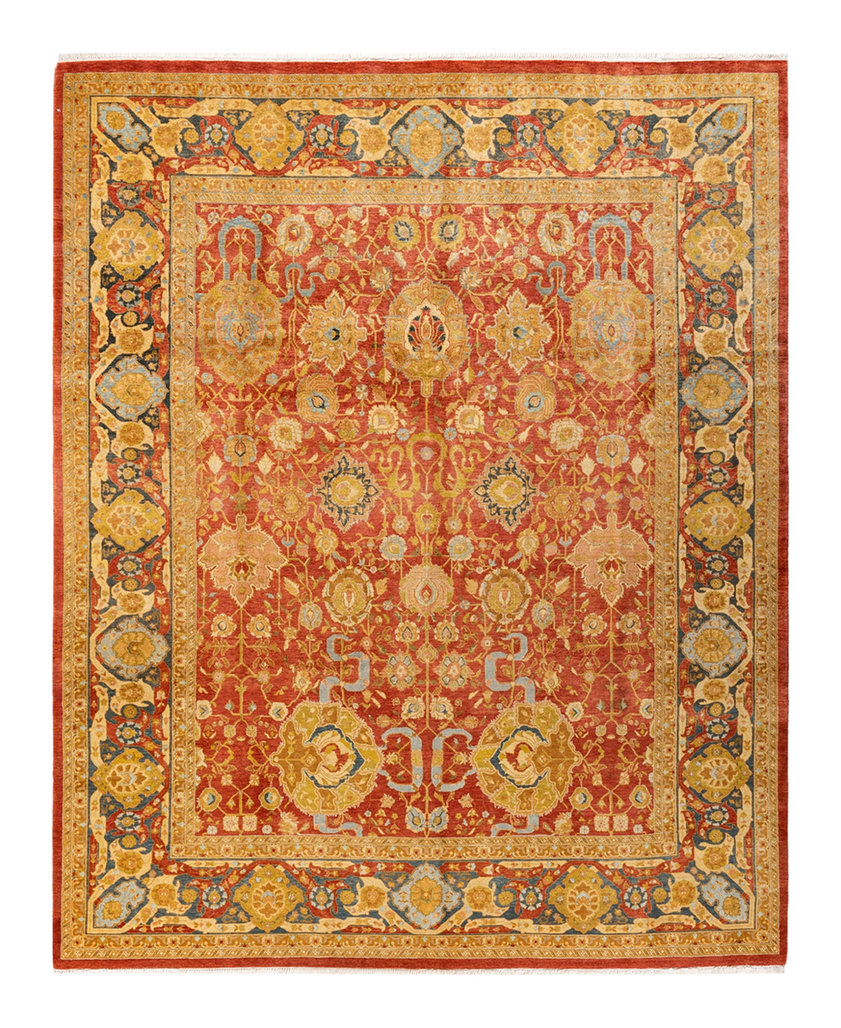 Closeout! Adorn Hand Woven Rugs Mogul M14045 8' x 10'4in Area Rug - Orange