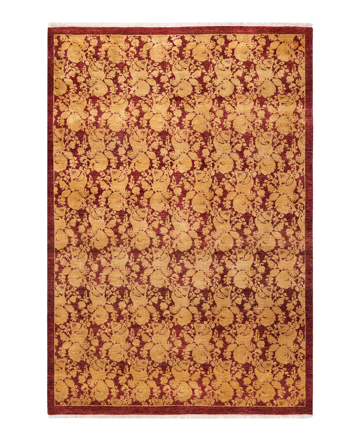 Closeout! Adorn Hand Woven Rugs Mogul M16226 5'2in x 7'10in Area Rug - Red