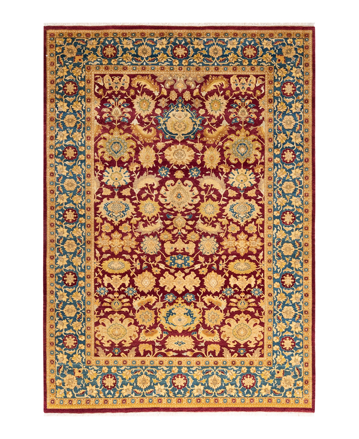 Closeout! Adorn Hand Woven Rugs Mogul M1405 6'1in x 8'10in Area Rug - Red