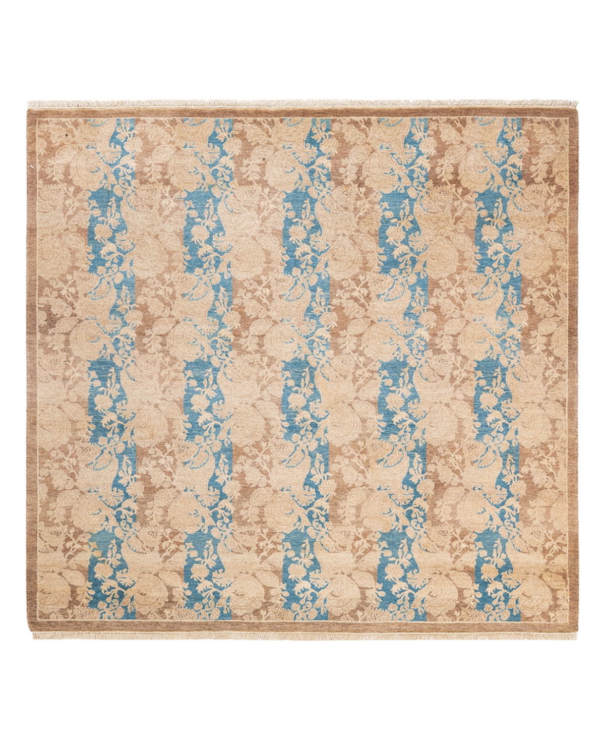 Closeout! Adorn Hand Woven Rugs Mogul M15309 4'8in x 4'9in Area Rug - Brown